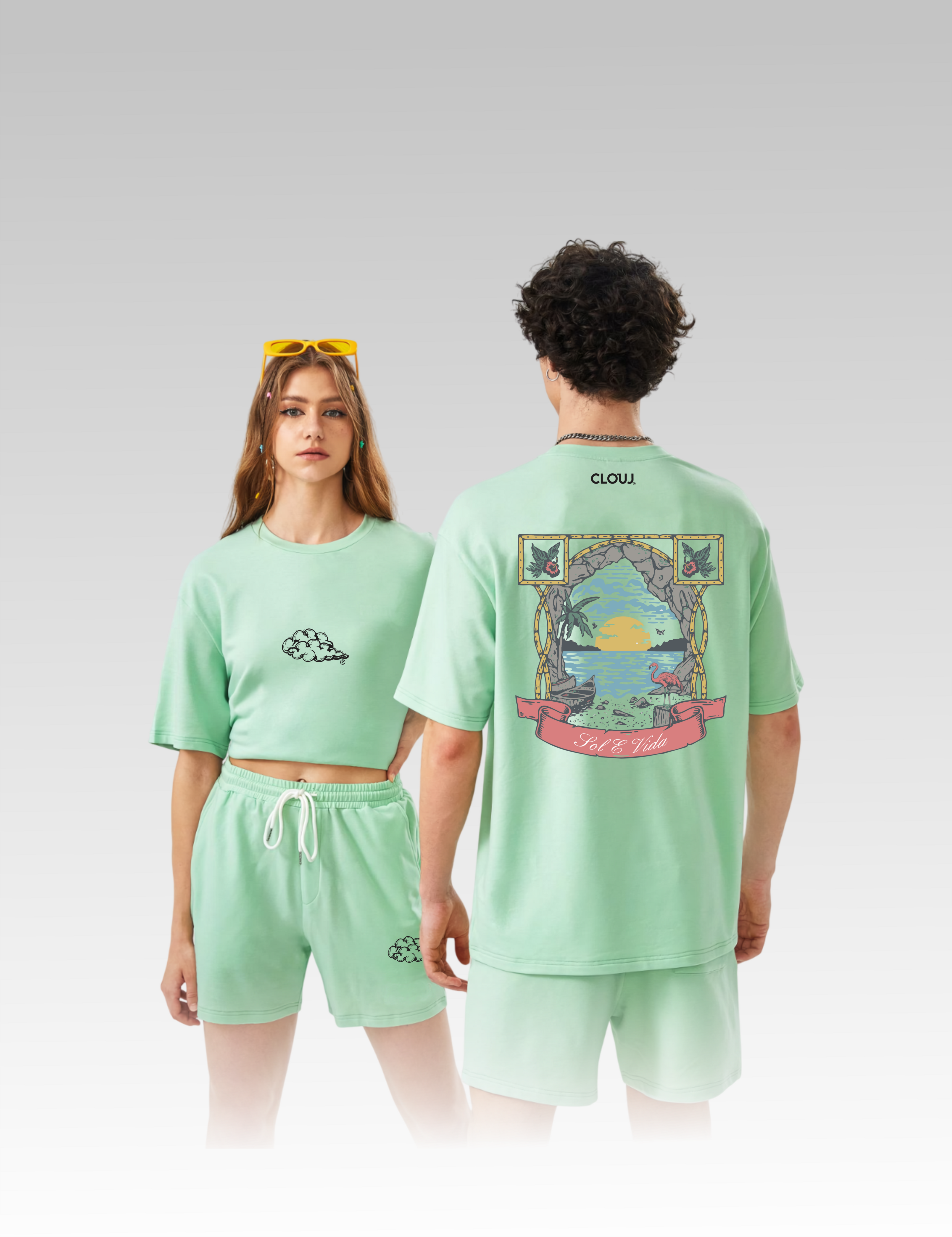 T-SHIRT SOL E VIDA CLOUJ